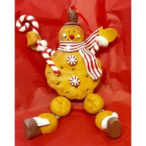 Group of Clay/ Plastic Christmas Ornaments